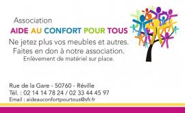 Aide au Confort pour Tous carte de visite - Au rendez-vous des Normands