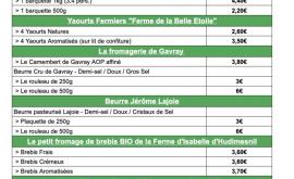 Ferme des Pavillons prix - Au rendez-vous des Normands