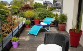 Le Reflet du Bien Être terrasse - Au rendez-vous des Normands