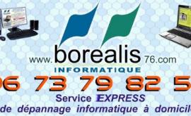 Boréalis Informatique carte de visite - Au rendez-vous des Normands