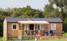 Camping Château de Lez Eaux bungalow - Au rendez-vous des Normands