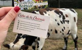 Cidre de la Chesnaie carte de visite - Au rendez-vous des Normands