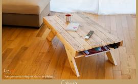 Déco-Palette table basse - Au rendez-vous des Normands