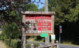 Domaine de la Galotière panneau - Au rendez-vous des Normands