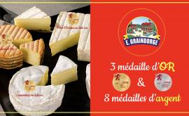Fromagerie Graindorge médailles - Au rendez-vous des Normands