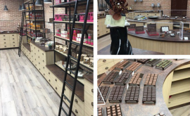 Chocolaterie Alban Guilmet intérieur - Au rendez-vous des Normands