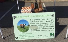 La Ferme Éternellement Bio stand - Au rendez-vous des Normands