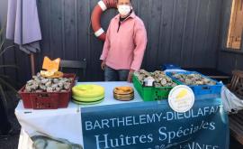 Les huîtres de Fanny et Charles stand - Au rendez-vous des Normands