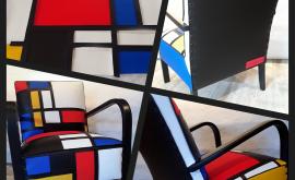 Fauteuil façon Mondrian
