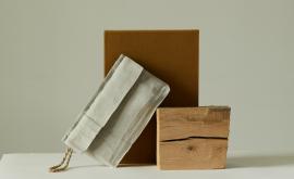 Declerck studio pochette en lin - Au rendez-vous des Normands