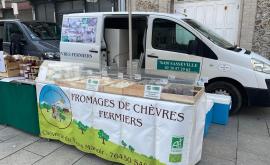 Chèvrerie du Vieux Manoir stand - Au rendez-vous des Normands