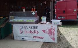 Chèvrerie La Louisette stand - Au rendez-vous des Normands