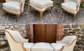 Géraldine Naklé Tapisserie d'ameublement fauteuil2 - Au rendez-vous des Normands