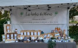 Les Herbes du Marais stand - Au rendez-vous des Normands
