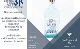 Gin 3R bouteille - Au rendez-vous des Normands