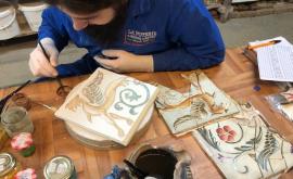 La poterie de Bavent peinture - Au rendez-vous des Normands