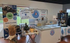 Glaces de la ferme du Colombier stand - Au rendez-vous des Normands