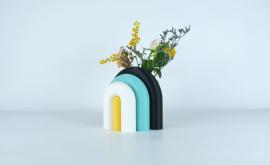 Arc - Serre livre et vase design - Les Arcadiens