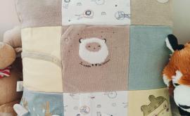 L'atelier 2 Céleste coussin - Au rendez-vous des Normands