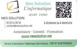 Carte de visite - NeoSolution.net - Au rendez-vous des Normands