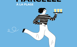 Marcelle à la plage - Bière blonde légère au houblon Normand