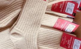 Collection de chaussettes en laine naturelle fabriquées en France