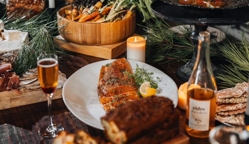 Repas de Noël - Ferme de Billy - Au rendez-vous des Normands (© Pierre Galliot - Région Normandie)