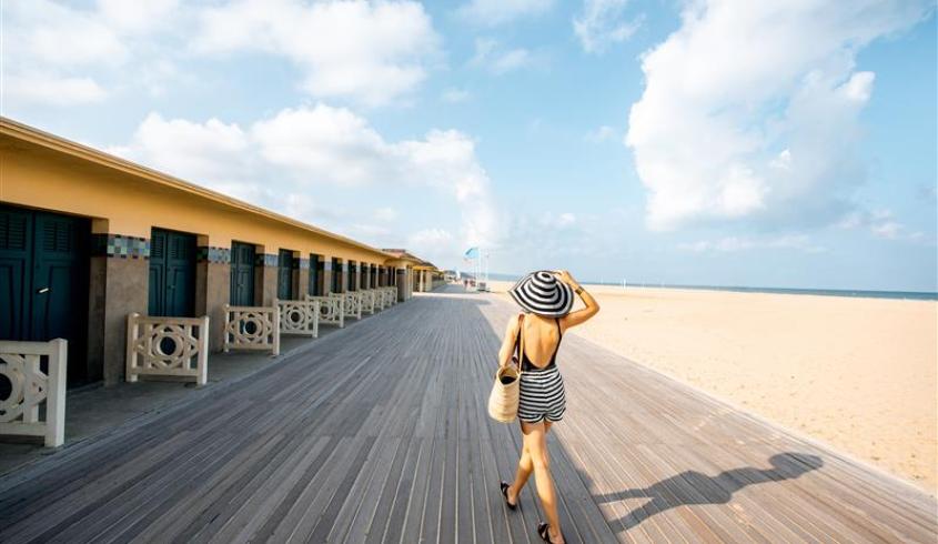 Plage de Deauville - Au rendez-vous des Normands